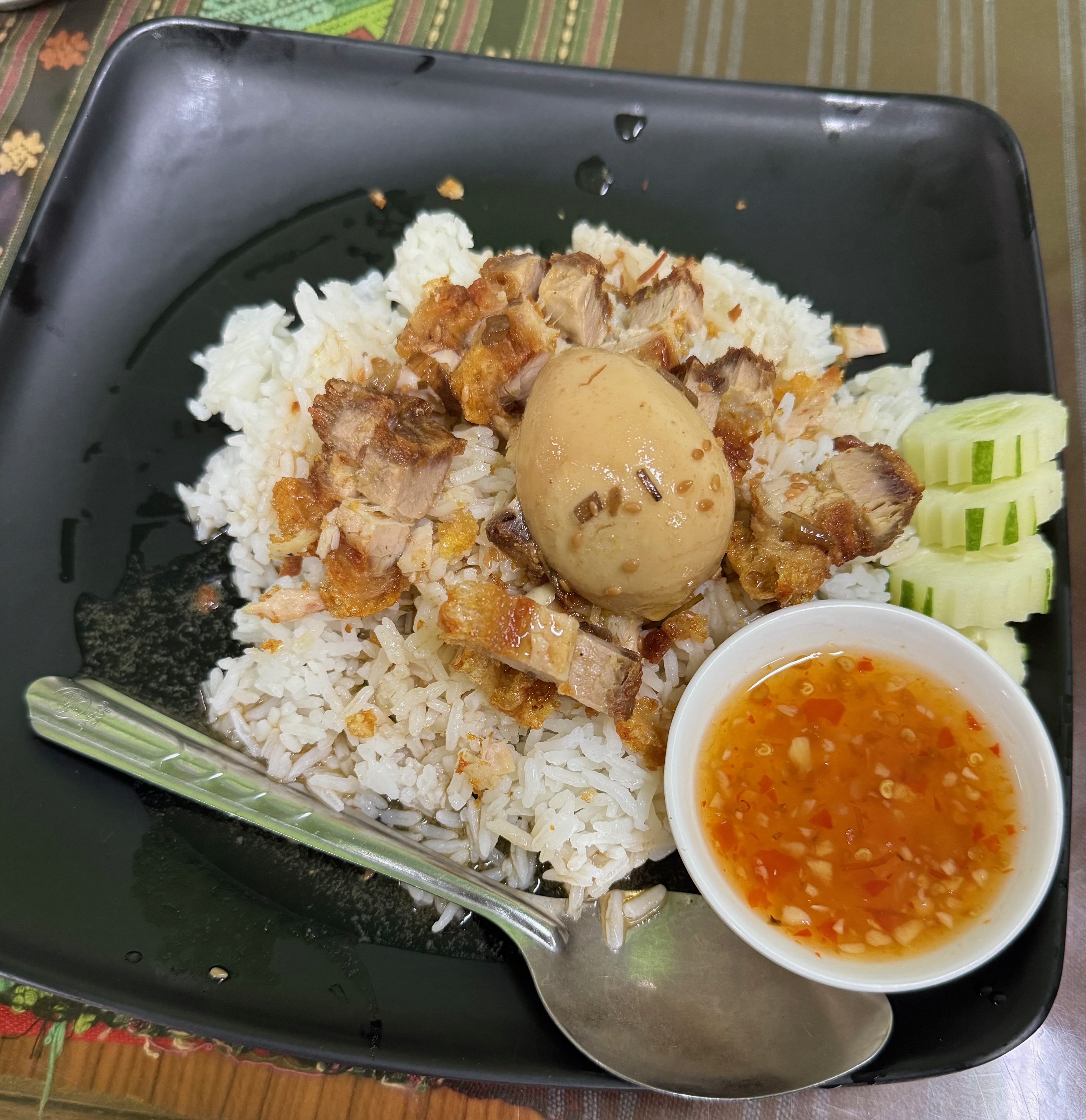 Crispy Pork on Rice