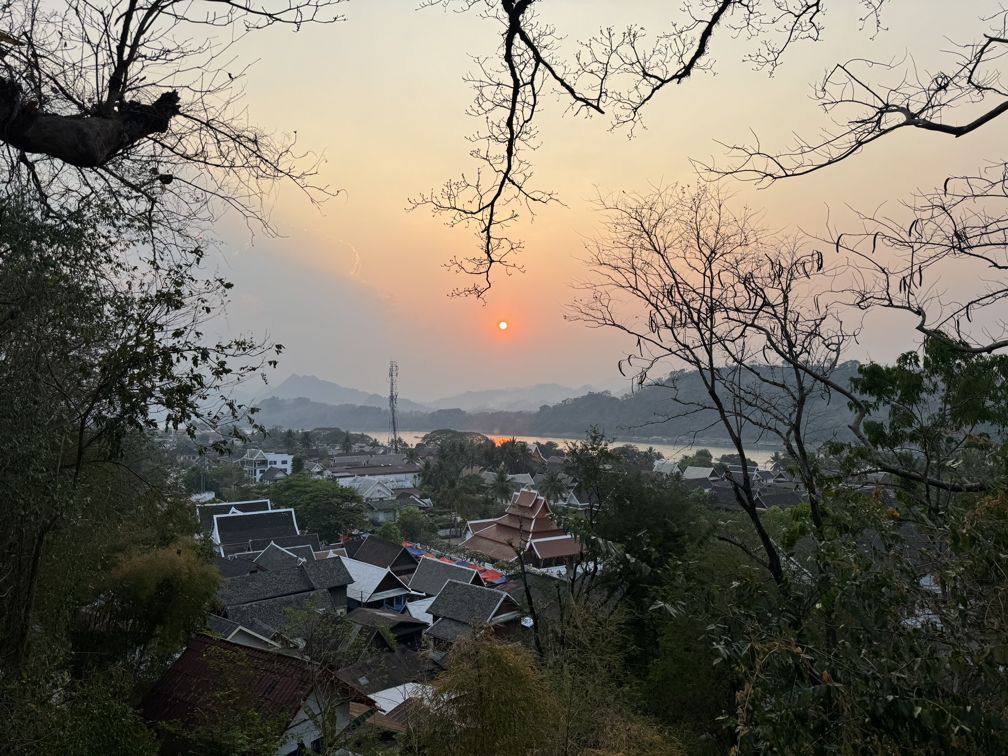 Luang Prabang sunset