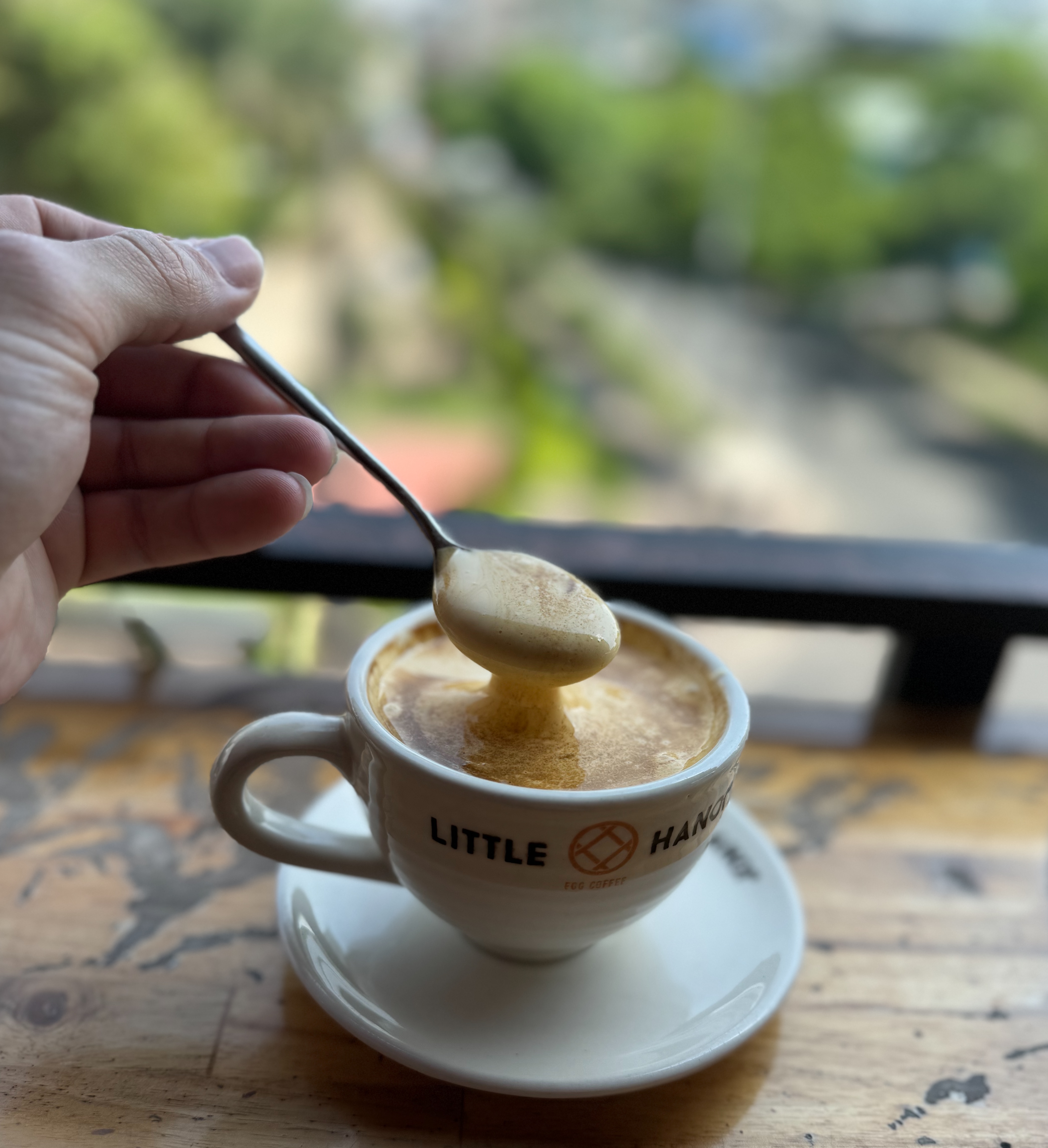 Saigon egg coffee