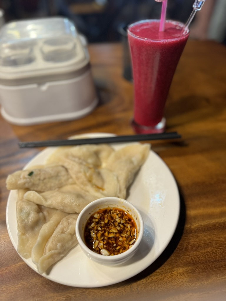 Steamed gyoza