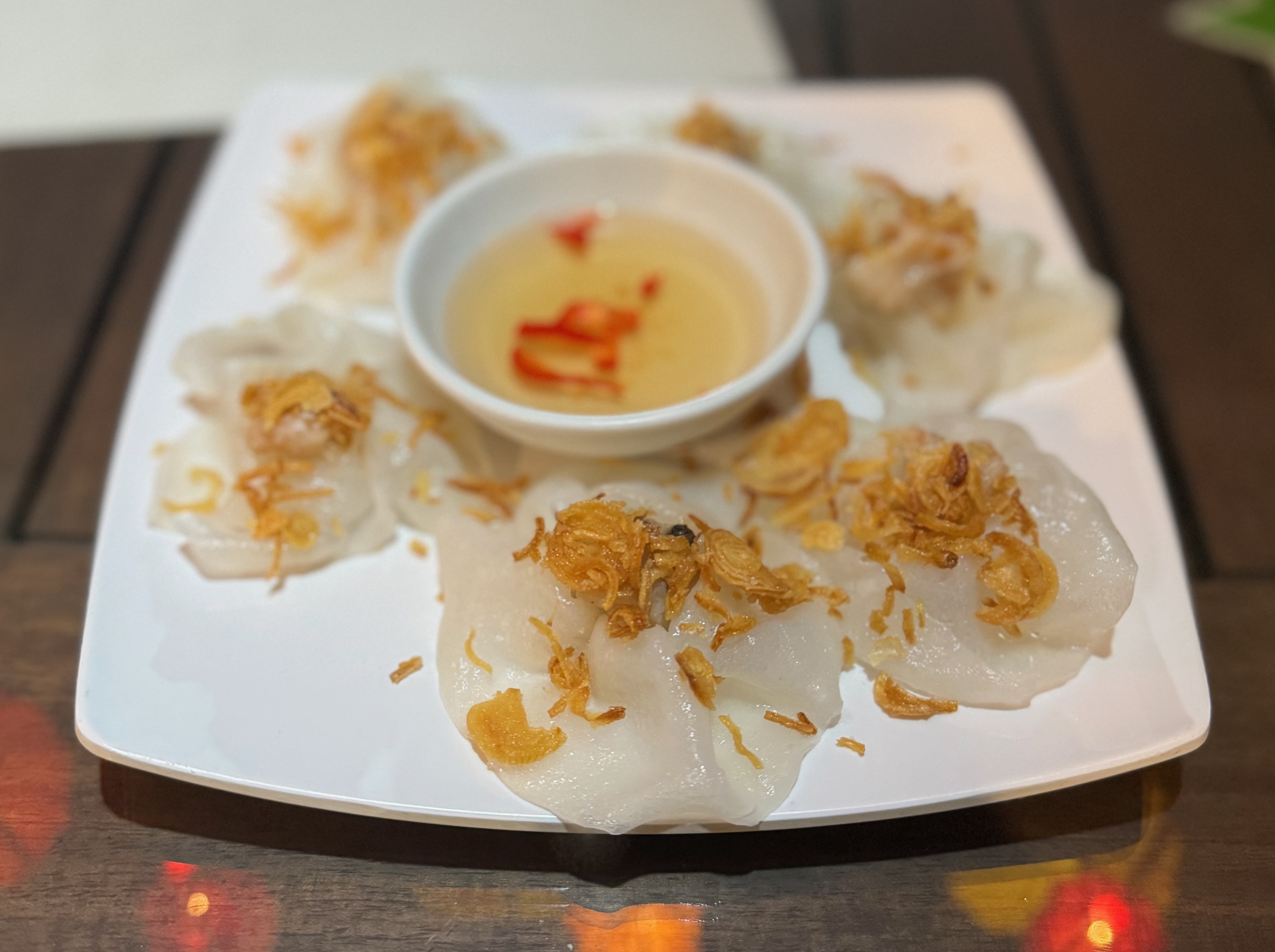 White rose dumplings